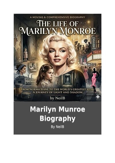 Marilyn Munroe Biography - Flick-Books